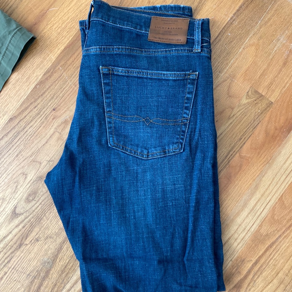 Mens Lucky Brand 221 Straight 36/34
